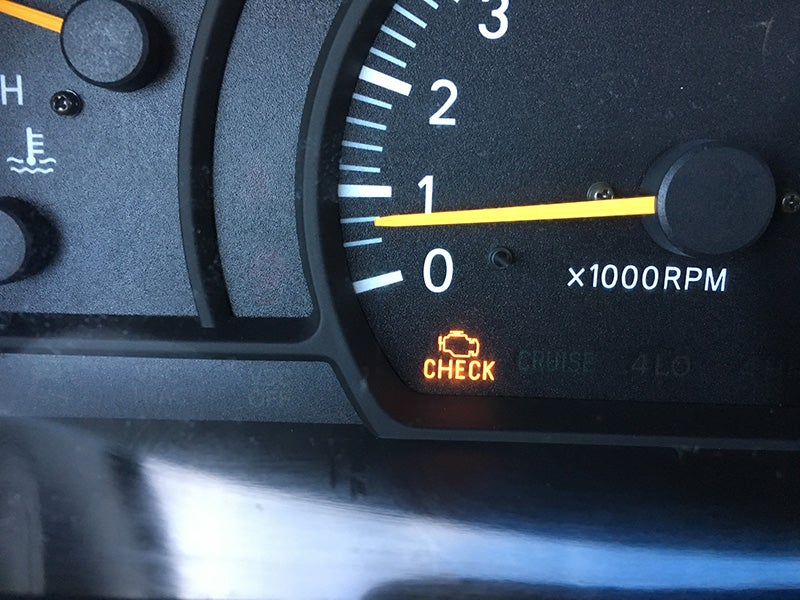 Check engine light