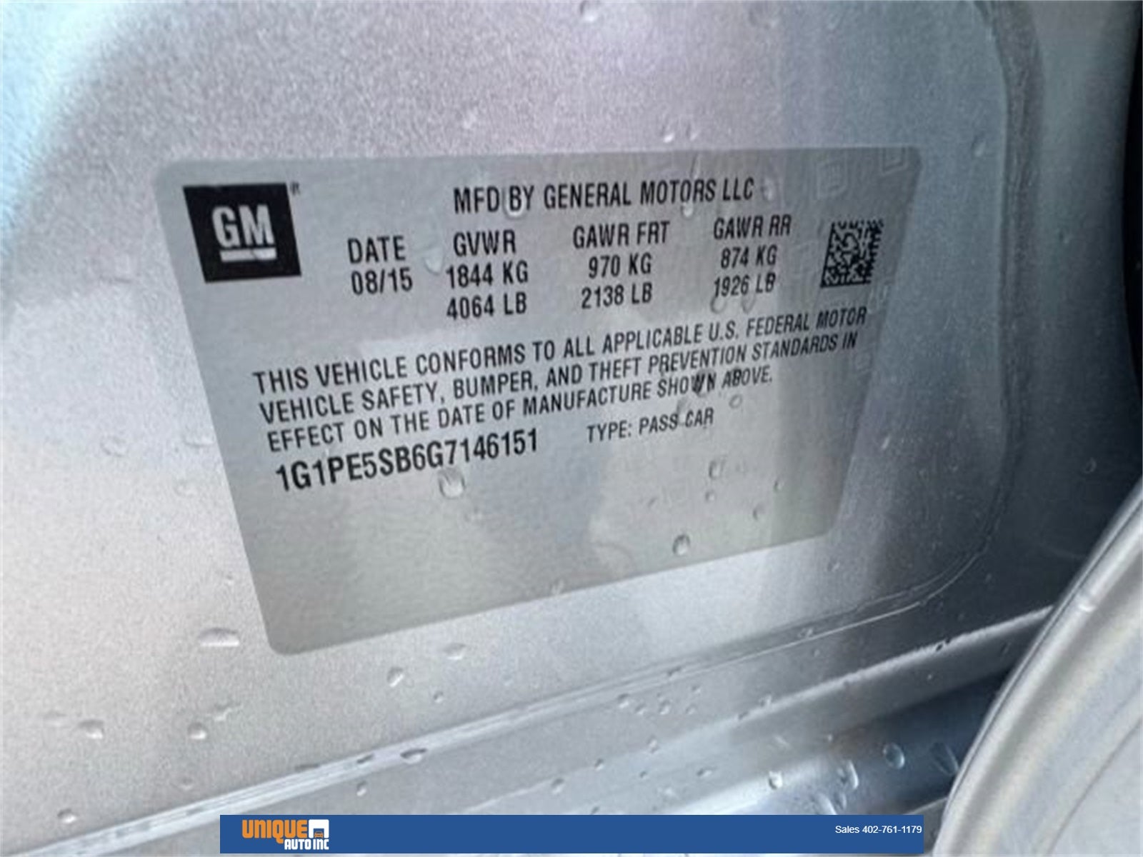 2016 Chevrolet Cruze Limited 1LT