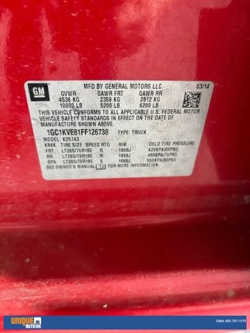 2015 Chevrolet Silverado 2500HD LT