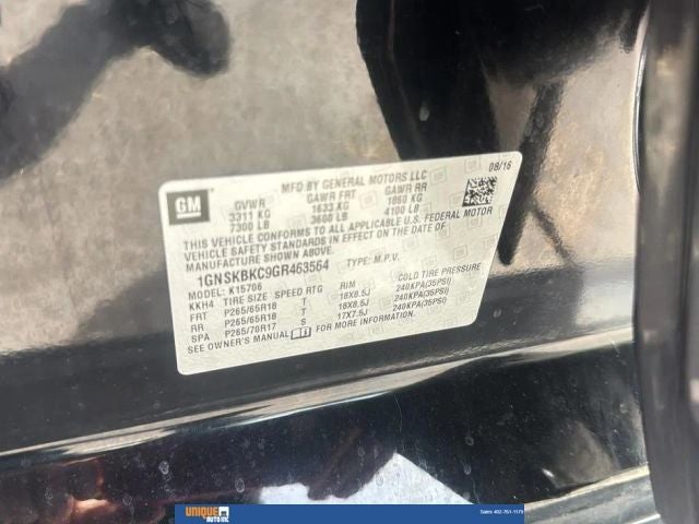 2016 Chevrolet Tahoe LT
