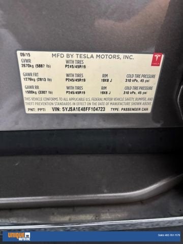 2015 Tesla Model S P90D