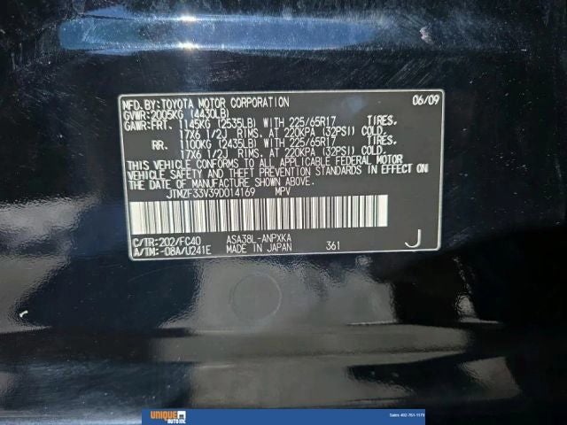 2009 Toyota RAV4 Base