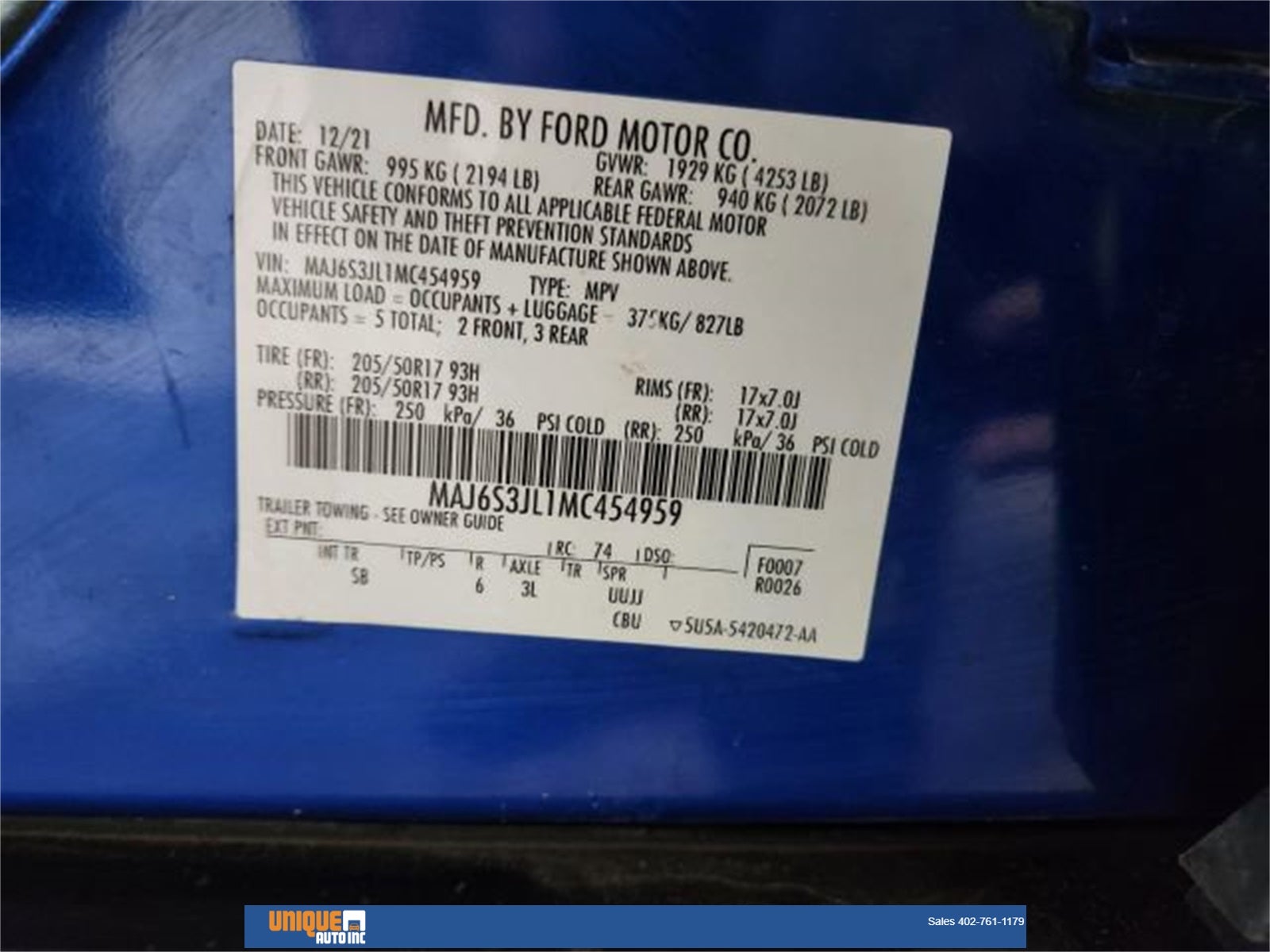 2021 Ford EcoSport SES