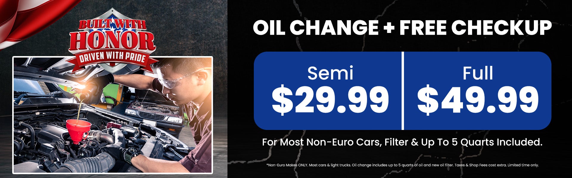 Oil Change Free Checkup