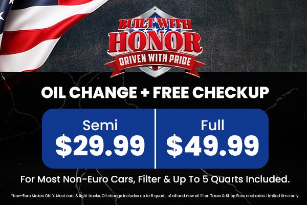 Oil Change Free Checkup